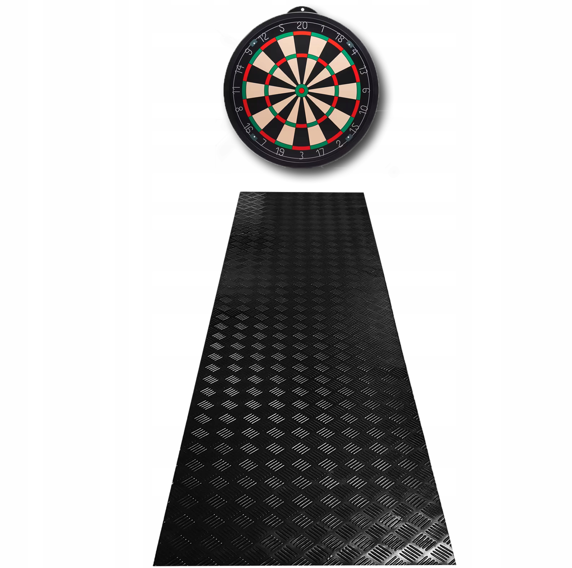 Ochranná Podložka Na Šipky Podlahy Dart Oche Koberec Černá 60x240 cm