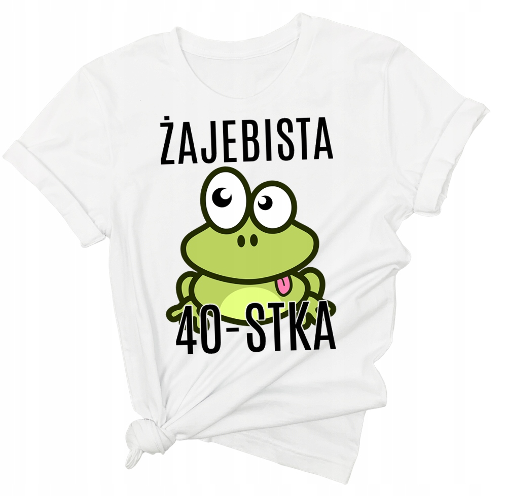 

Koszulka urodzinowa na 40-stkę dla mamy napis L/XL