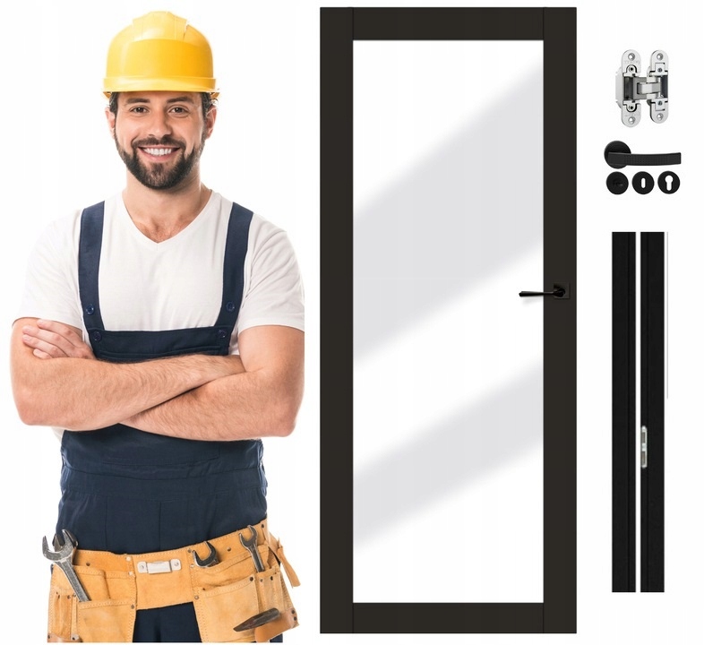 Drzwi Loftowe Roma LOFT 60 z Ościeżnicą Stałą