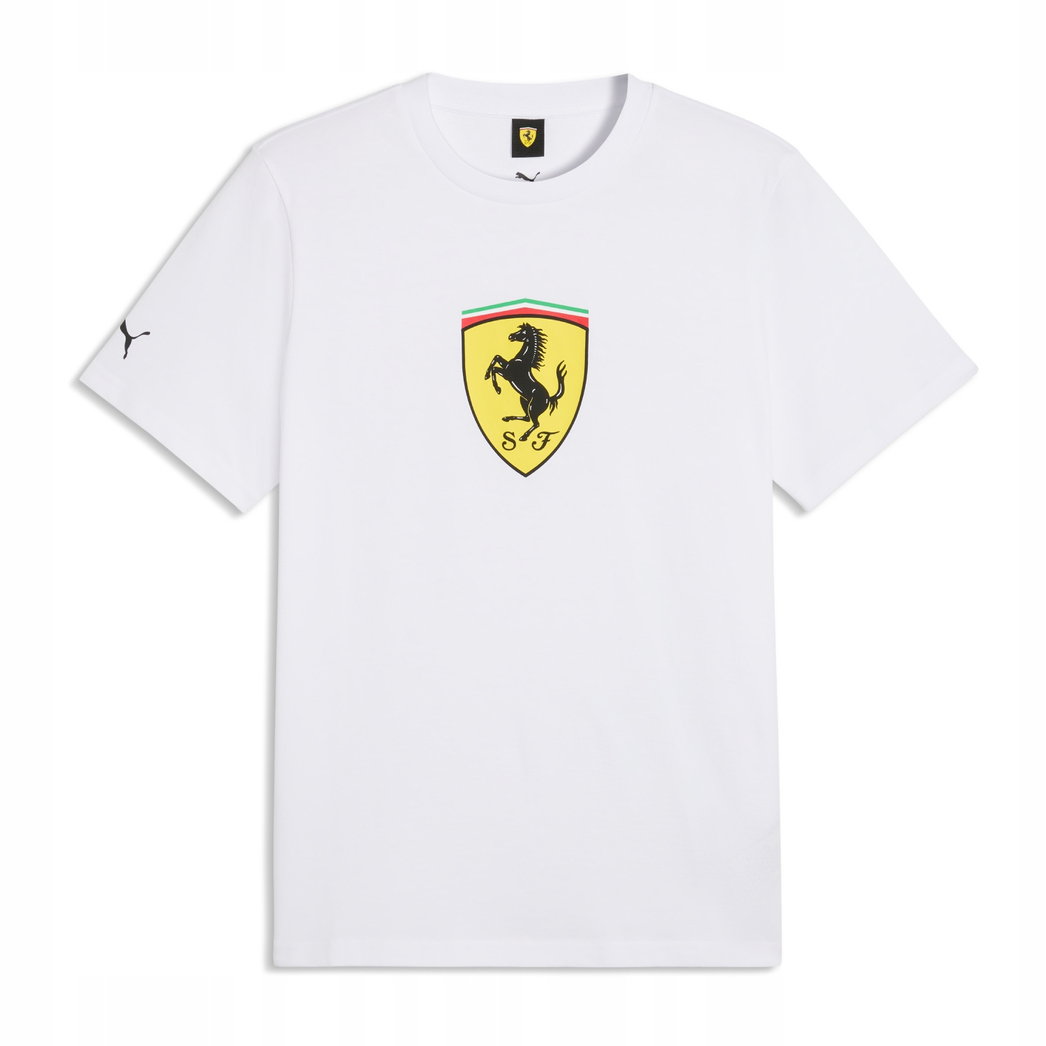 Tričko pánské bílé Large Logo Scuderia Ferrari F1 2026 (XL)