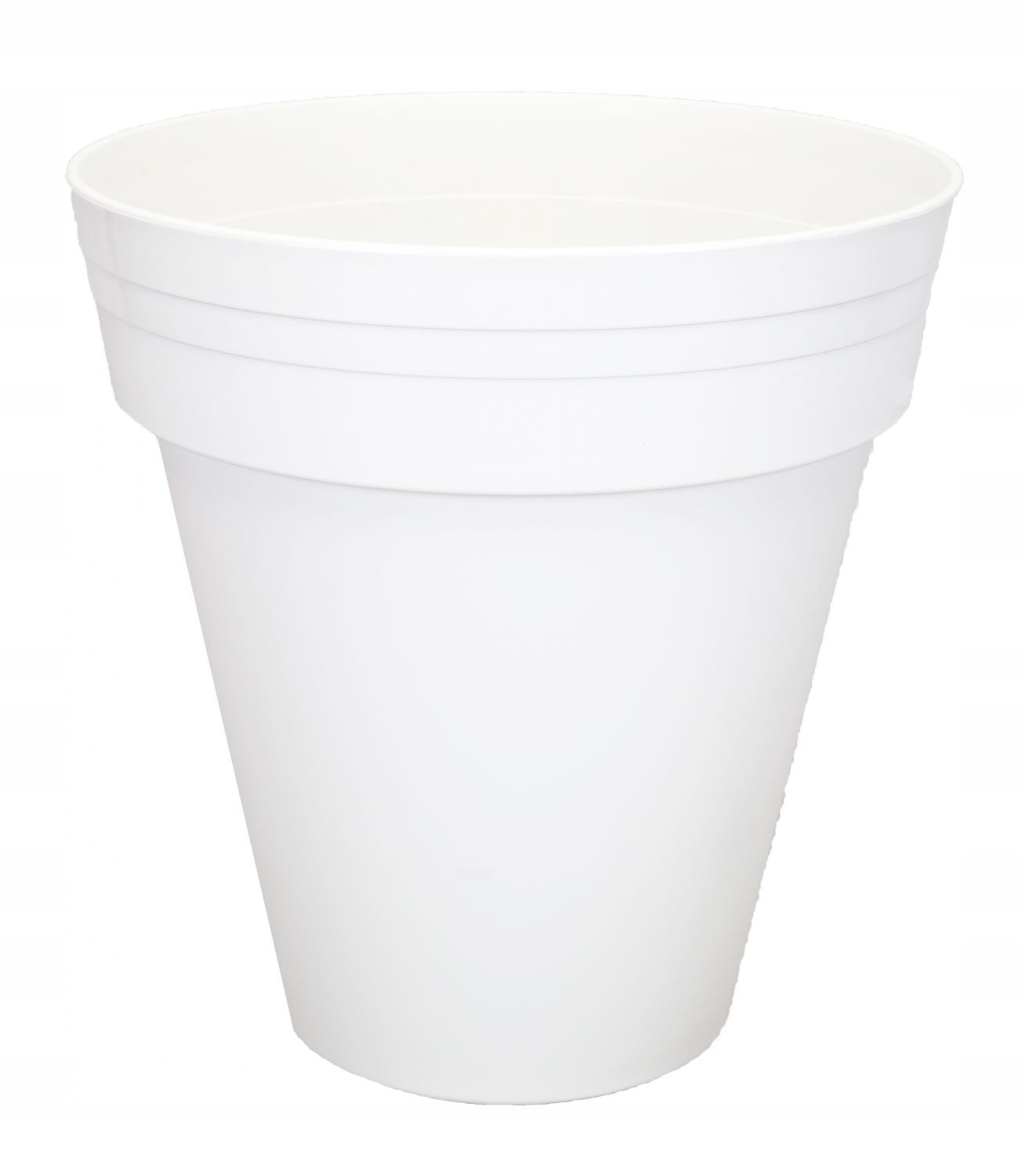 

Doniczka Palmówka plastikowa Irys Biała 24cm