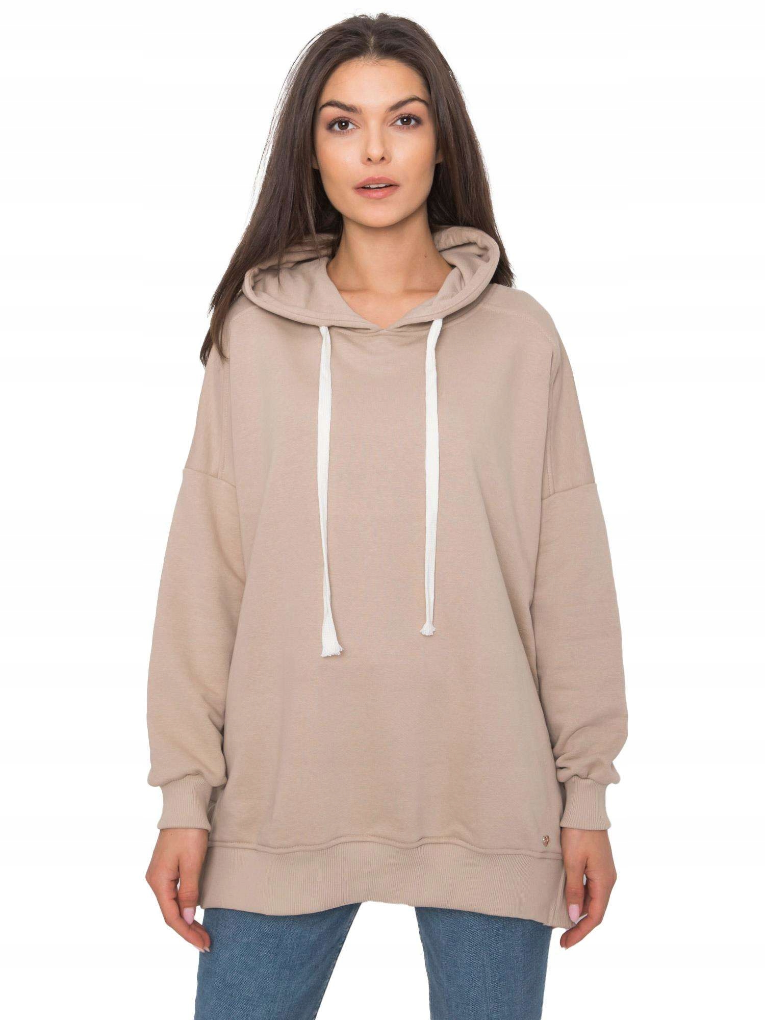 

Bawełniana Bluza damska z kapturem - S/m