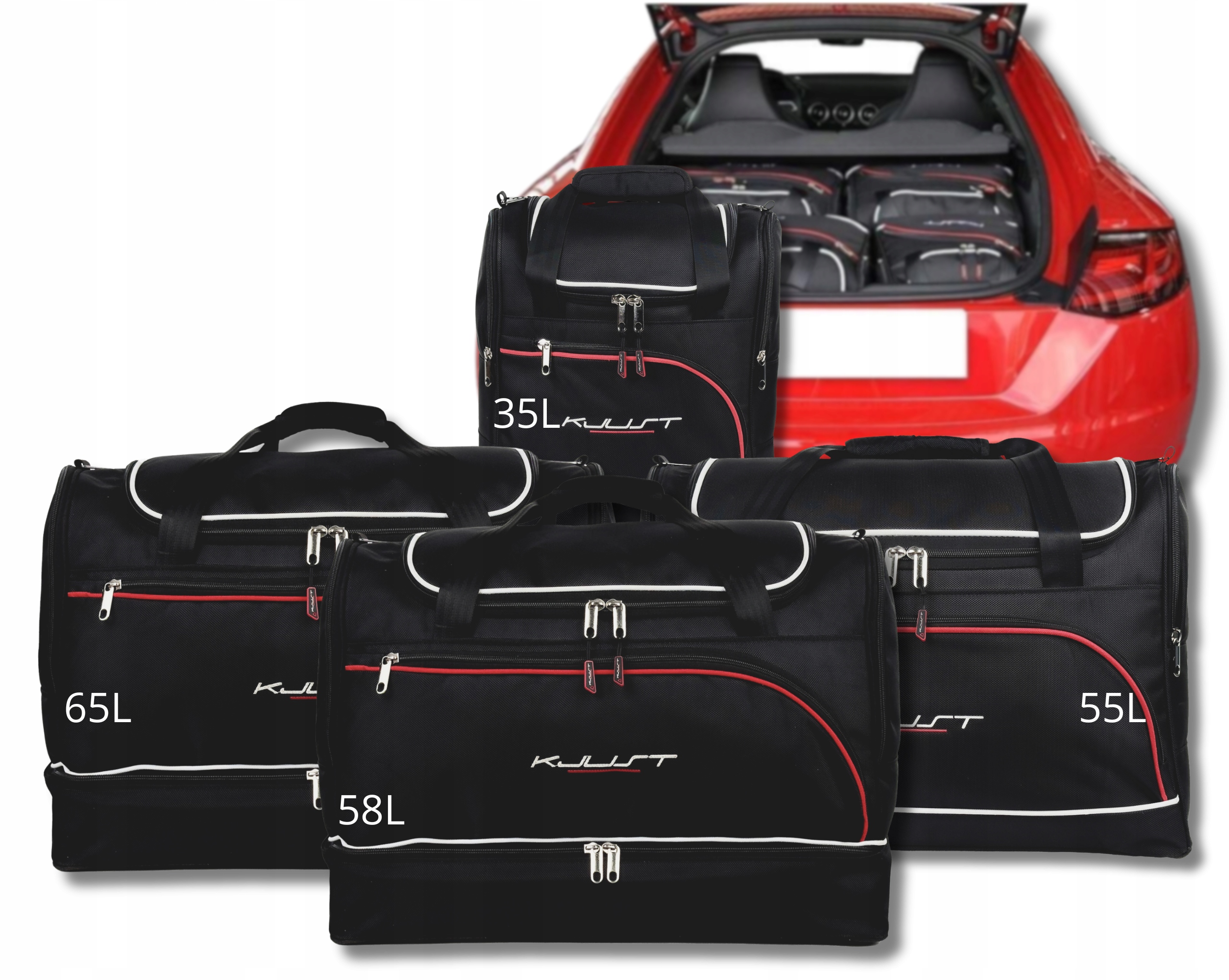 Cestovná Taška Do Kufra Audi Tt 2014-2018 4 ks