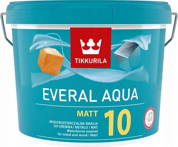 

Tikkurila farba Everal Aqua Matt 10 A 2,7l matowa