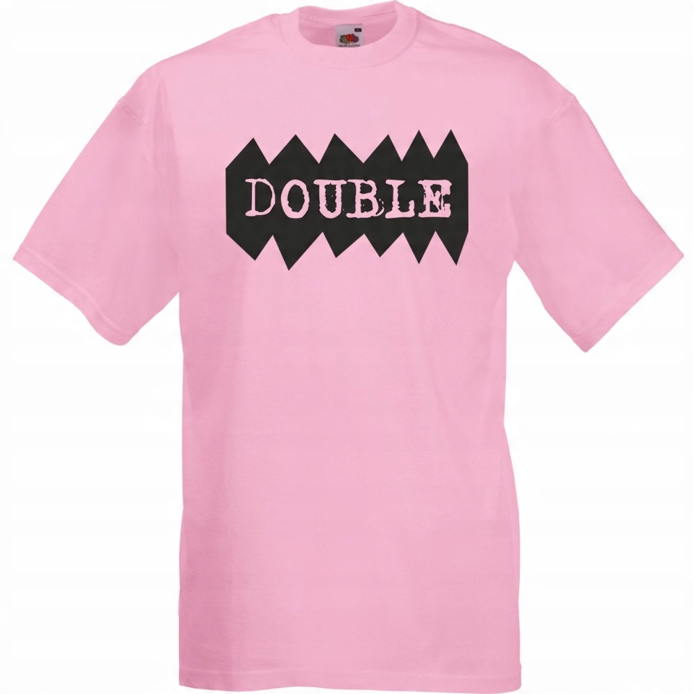 

Koszulka double trouble dla par 1 S różowa