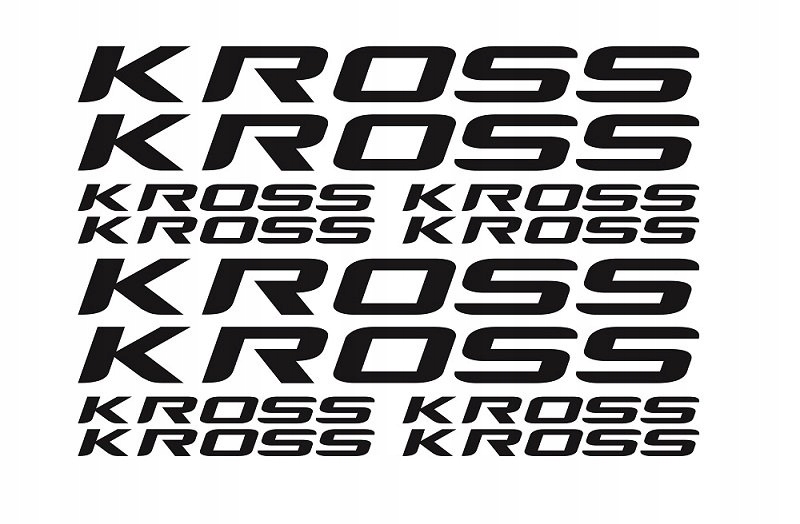 Naklejka zastępcza Kross na rower Naklejki