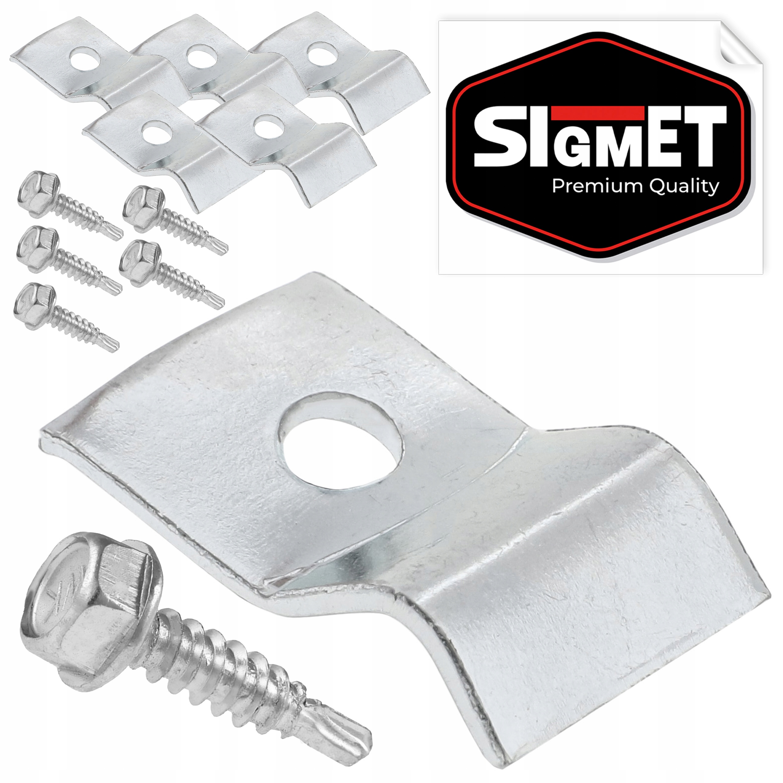 Plechová průchodka pro drát Do Plotového Plotu 100 kusů Pozink