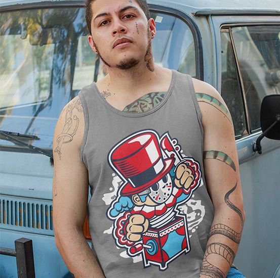 TANK TOP ANIMOWANE SURPRISE Rozmiar L