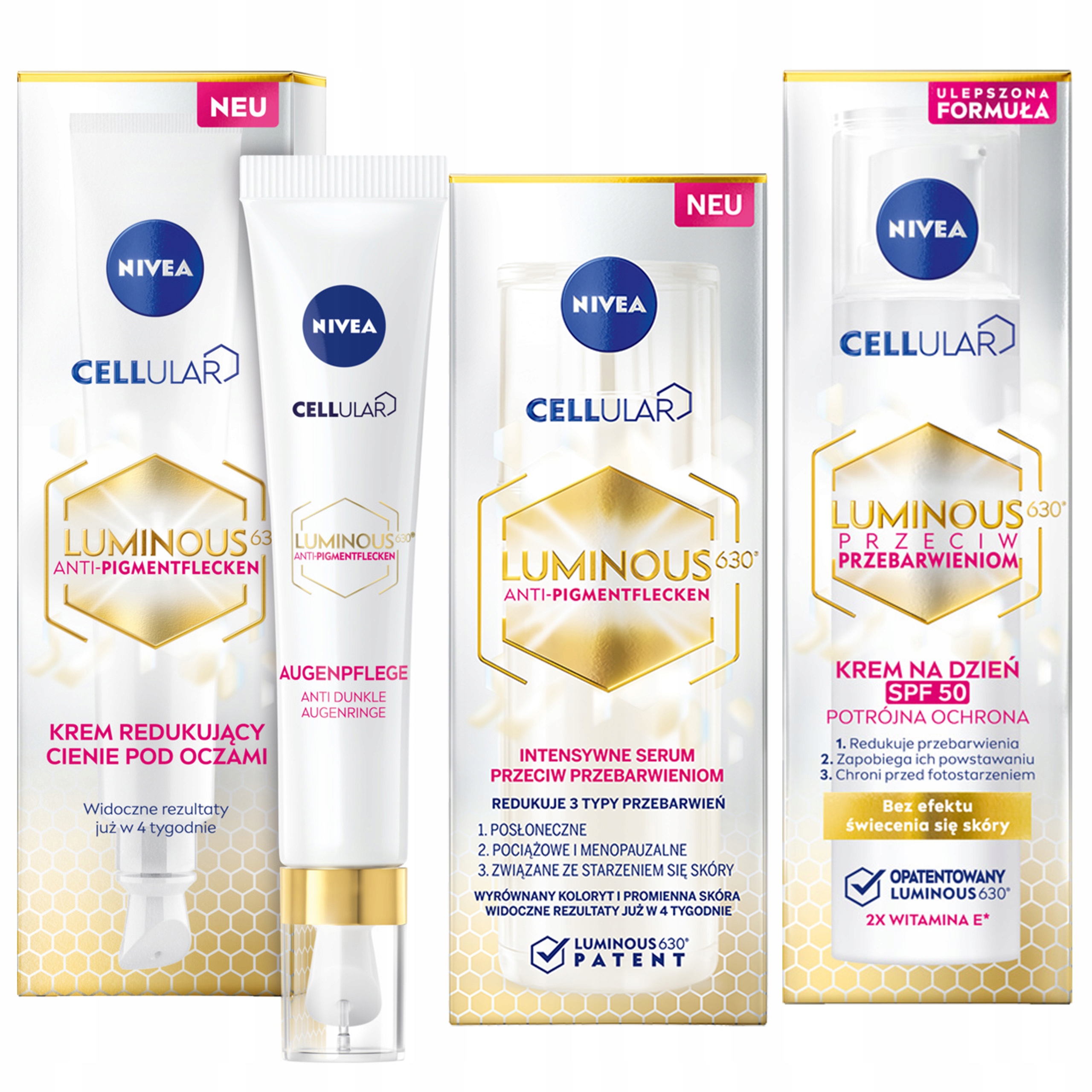 Nivea Cellular Luminous Redukční krém Krém proti pigmentovým skvrnám