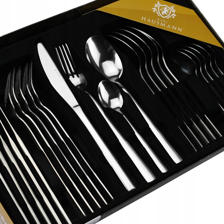 

Zestaw Sztućców 24 el 6 os komplet sztućce pudełko