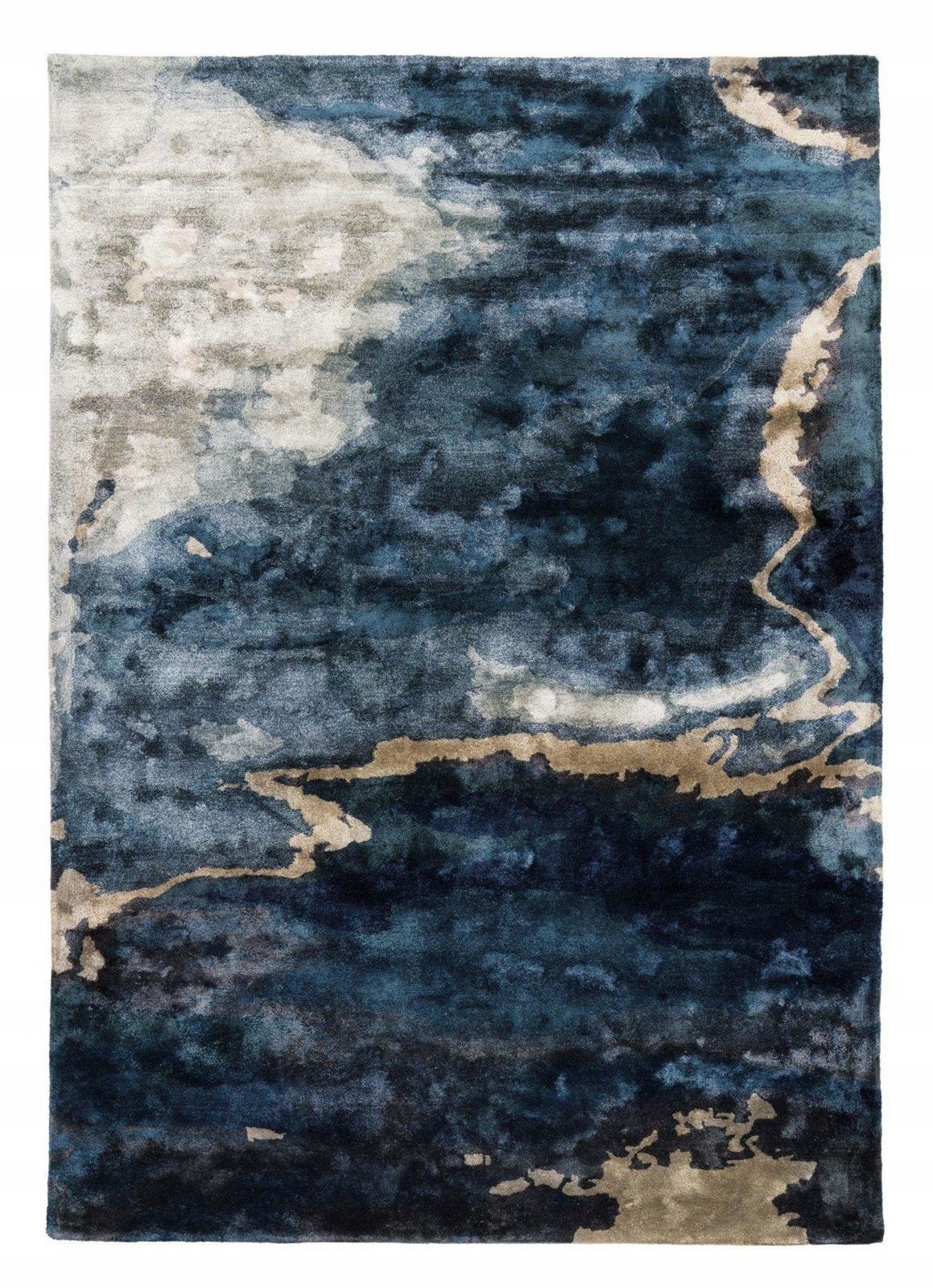 Koberec Escape Blue 160x230 Ručná výroba