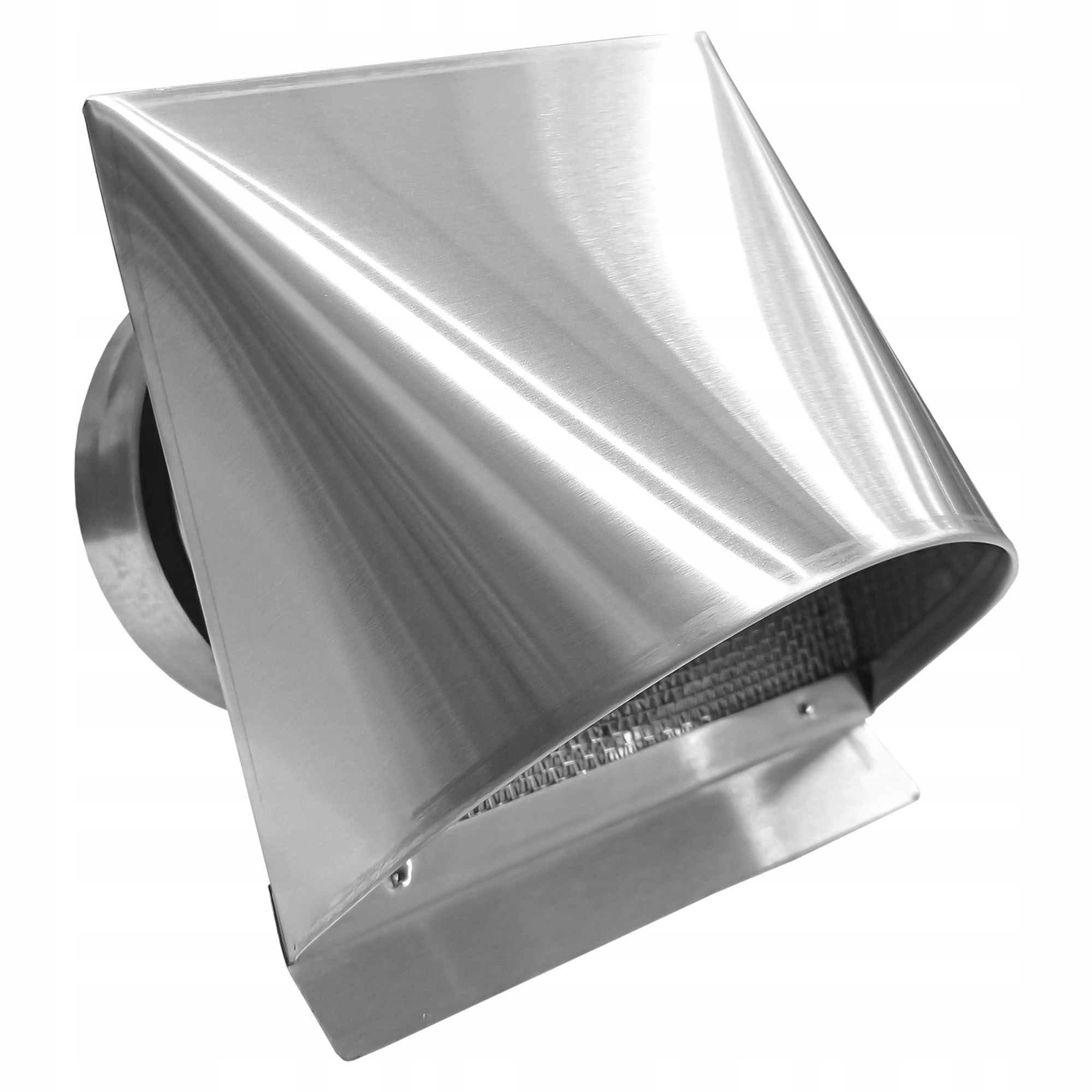 Čerpání vzduchu ventilační nerezová broušená fi 160 mm CZNP160-NS