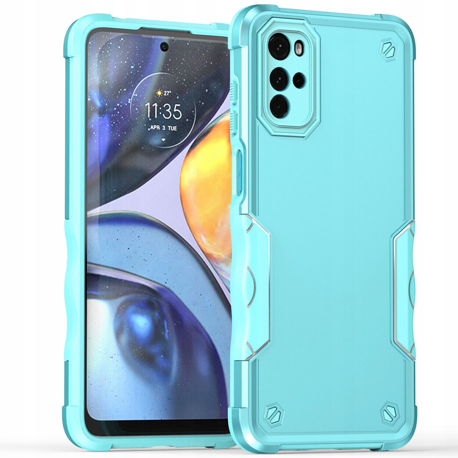 

Etui Pancerne Case do Motorola Moto G22 E32s