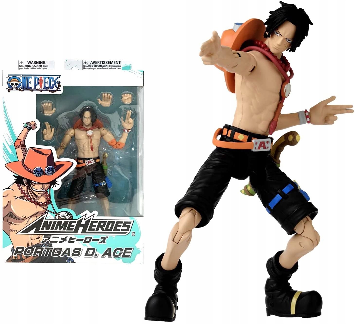 One Piece Portgas D.Ace Figurka anime hrdinů 17 cm
