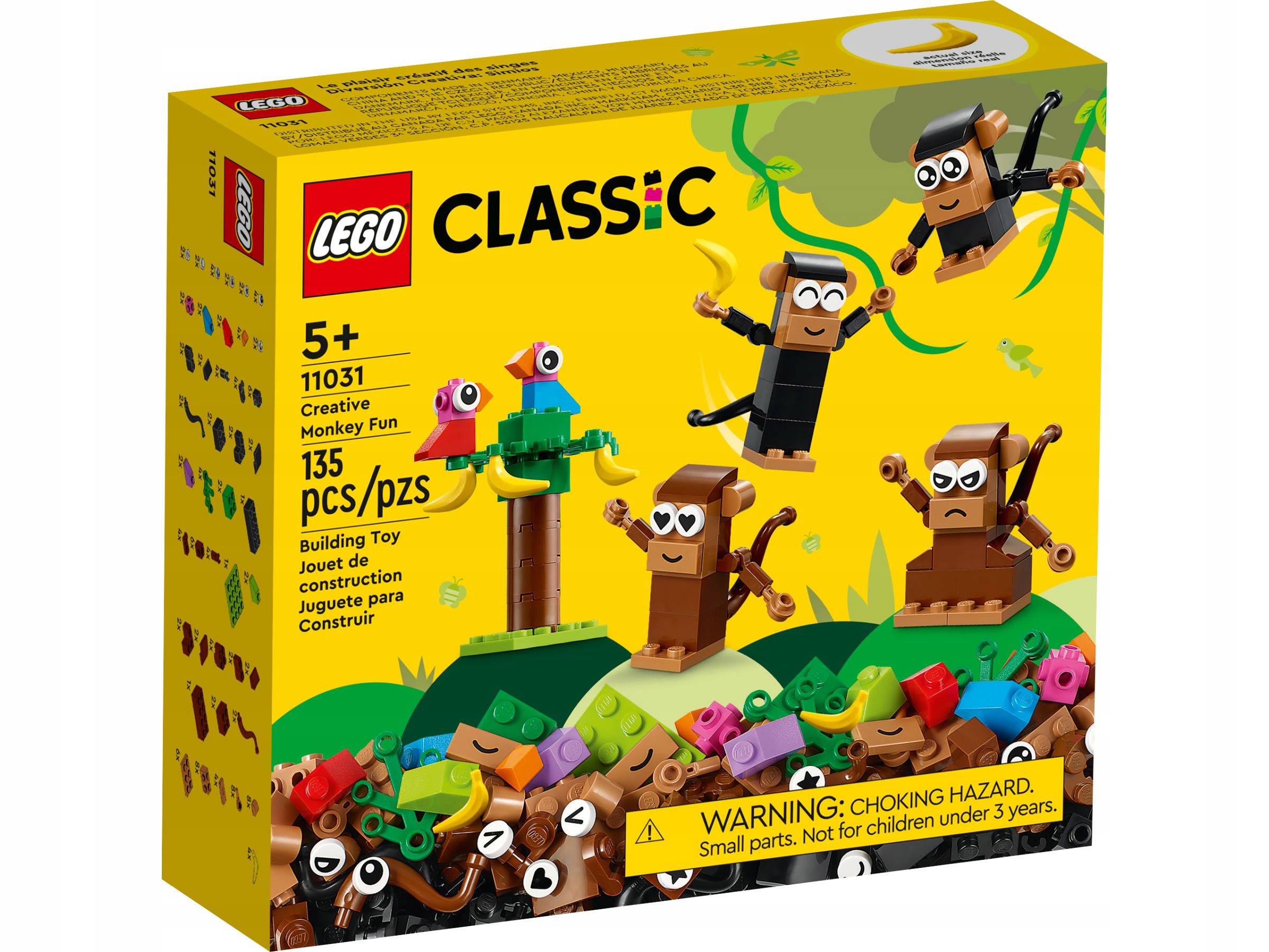 Lego 11031 Classic Kreativní opičí zábava Stavebnice
