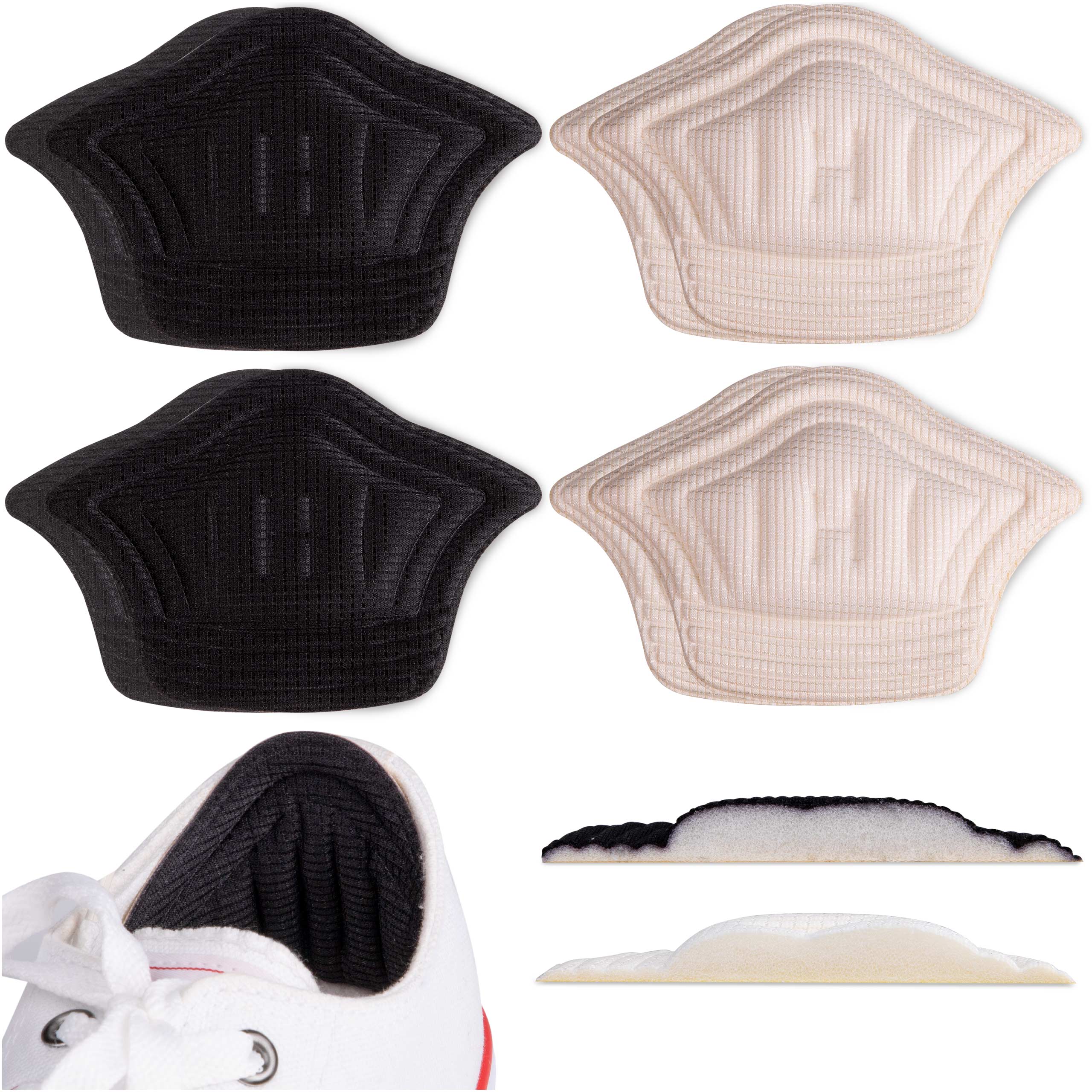 

Zapiętki do obuwia bolące pięty obratcia 4 pary