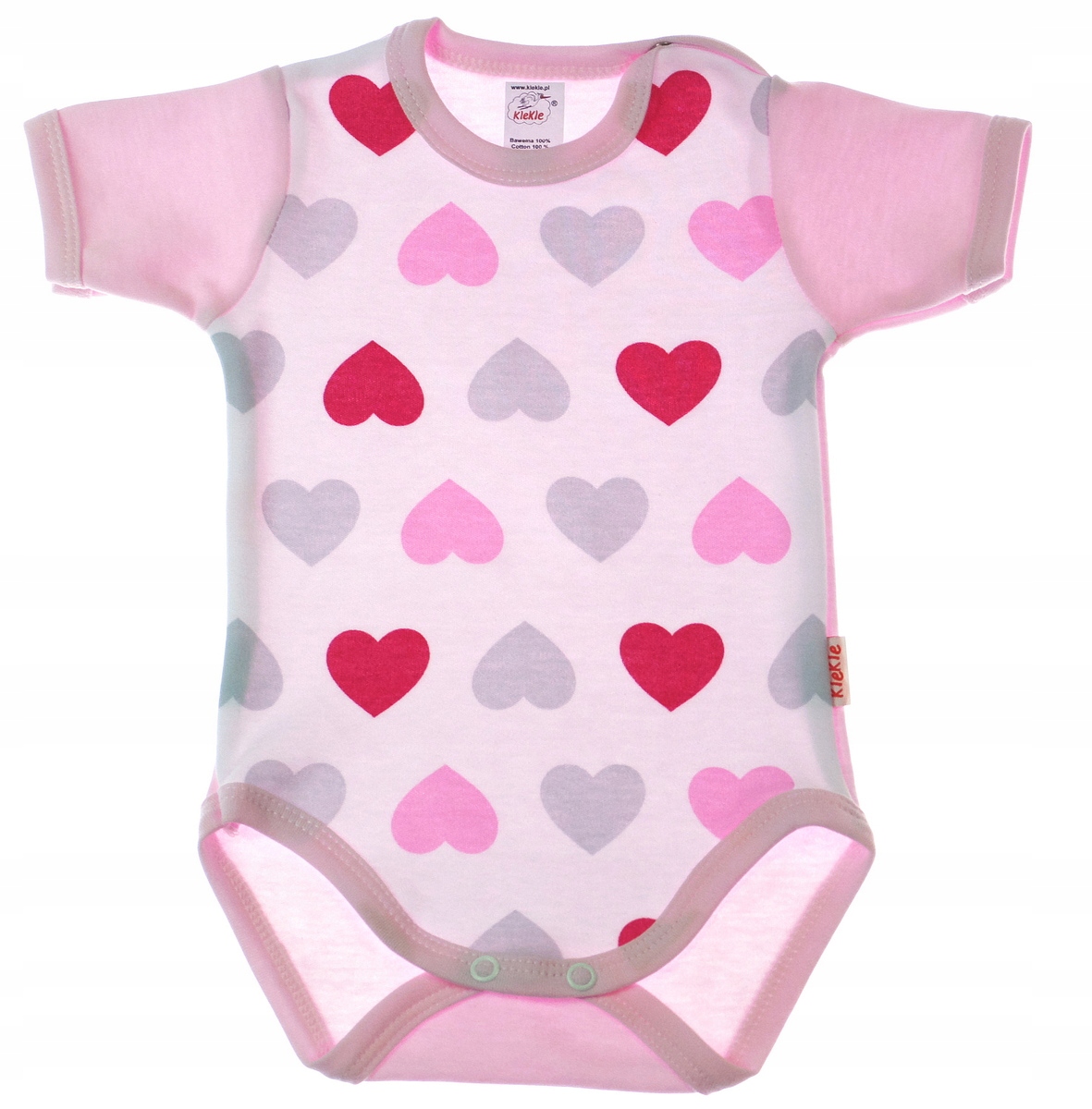 

Body Krótki rękaw 100% Bawełna r 80 Klekle