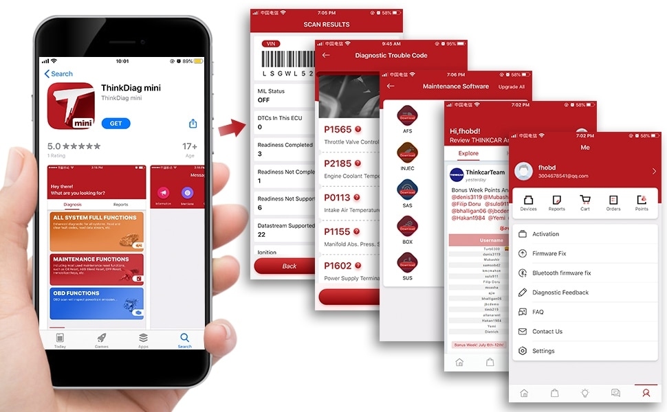 KINGBOLEN eDIAG MINI INTERFEJS DIAGNOSTYCZNY OBD2 EAN (GTIN) 5904954302027