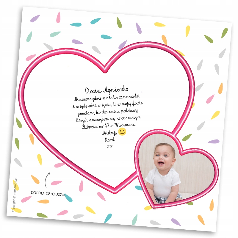 KARTKA ZDRAPKA podziękowanie dla nauczyciela Rodzaj inny