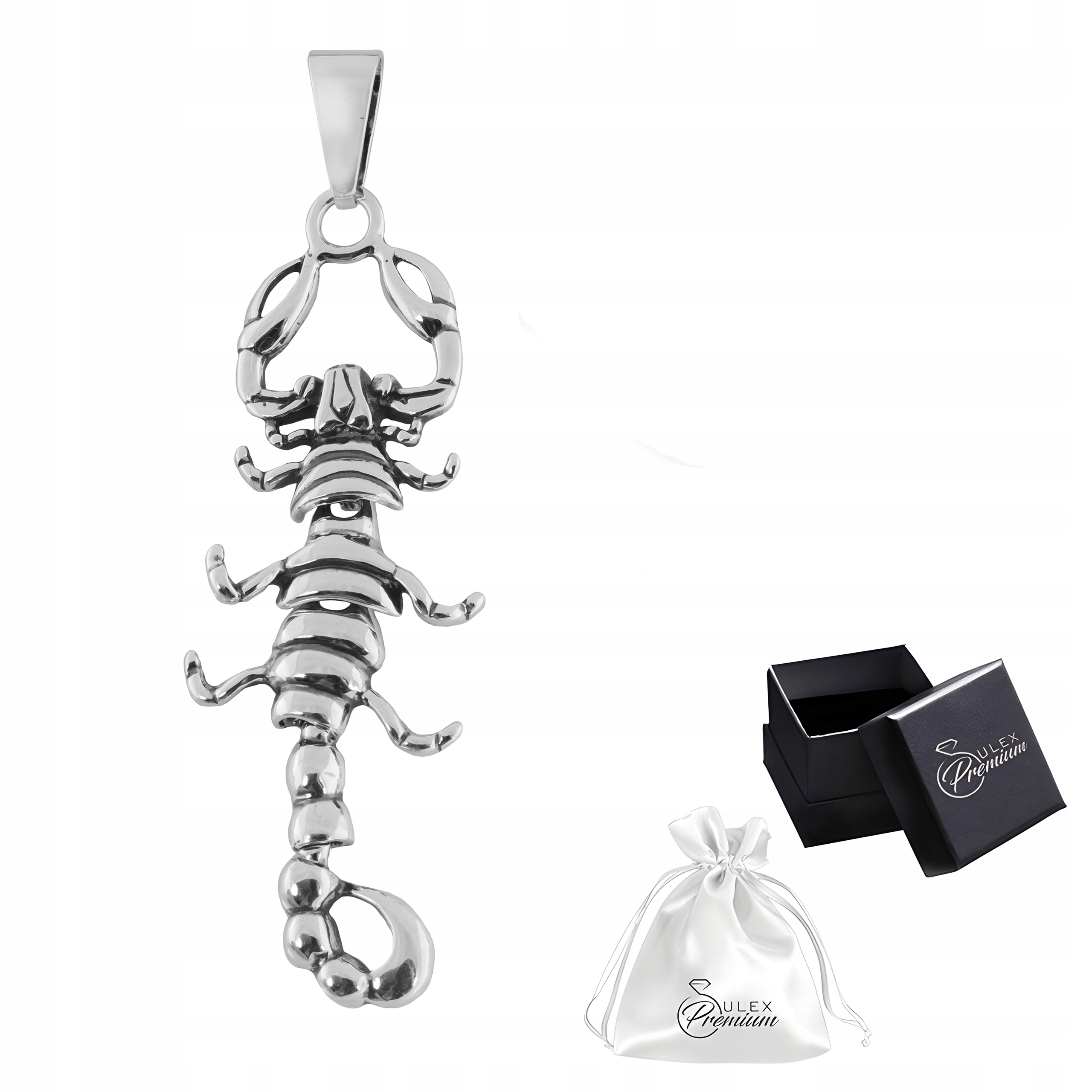 Přívěsek stříbro ryzost 925 Elegantní Velký Pohyblivý Skorpion Pánské Šperky