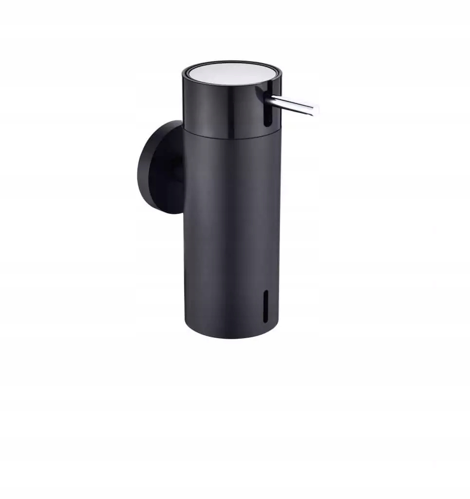 Dávkovač tekutého mýdla Stella 0,15 l matná černá černá pumpička ocel