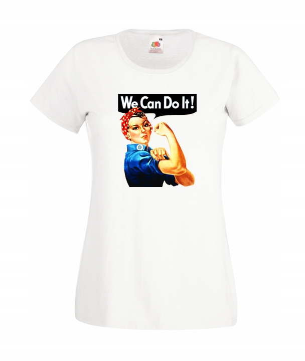 

L Koszulka Damska We Can Do It Kobieta Wzór