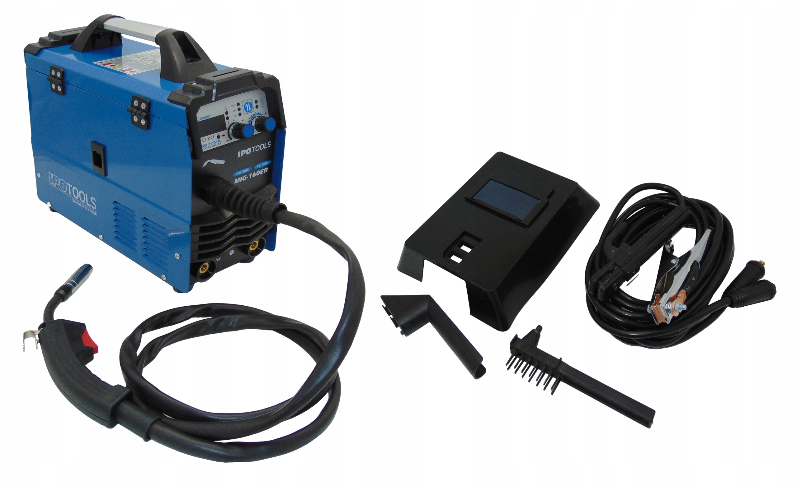 ИНВЕРТОРНЫЙ СВАРОЧНЫЙ АППАРАТ IPOTOOLS MIG-160ER MIG MAG