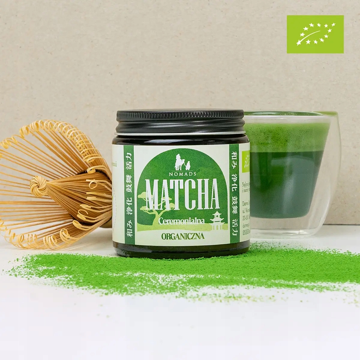 Herbata matcha japońska organiczna Nomads 30 g
