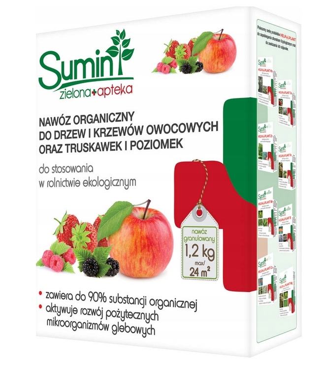 

Sumin Nawóz Do Drzew i Krzewów Owocowych 1,2kg
