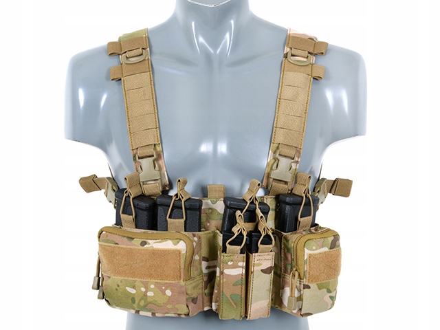 Kamizelka Chest Rig Pasoszelki Pas Szelki ładownica Ar Ak M4 5,56 9mm 7,62