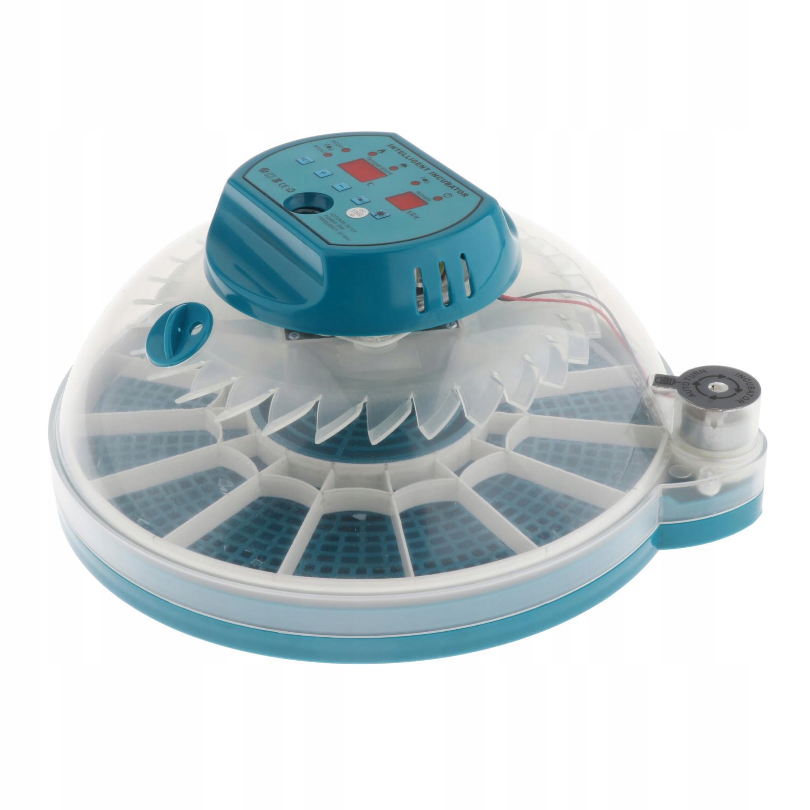 Levně Inkubátor na slepičí vejce Kontrola teploty a vlhkosti 15 vajec