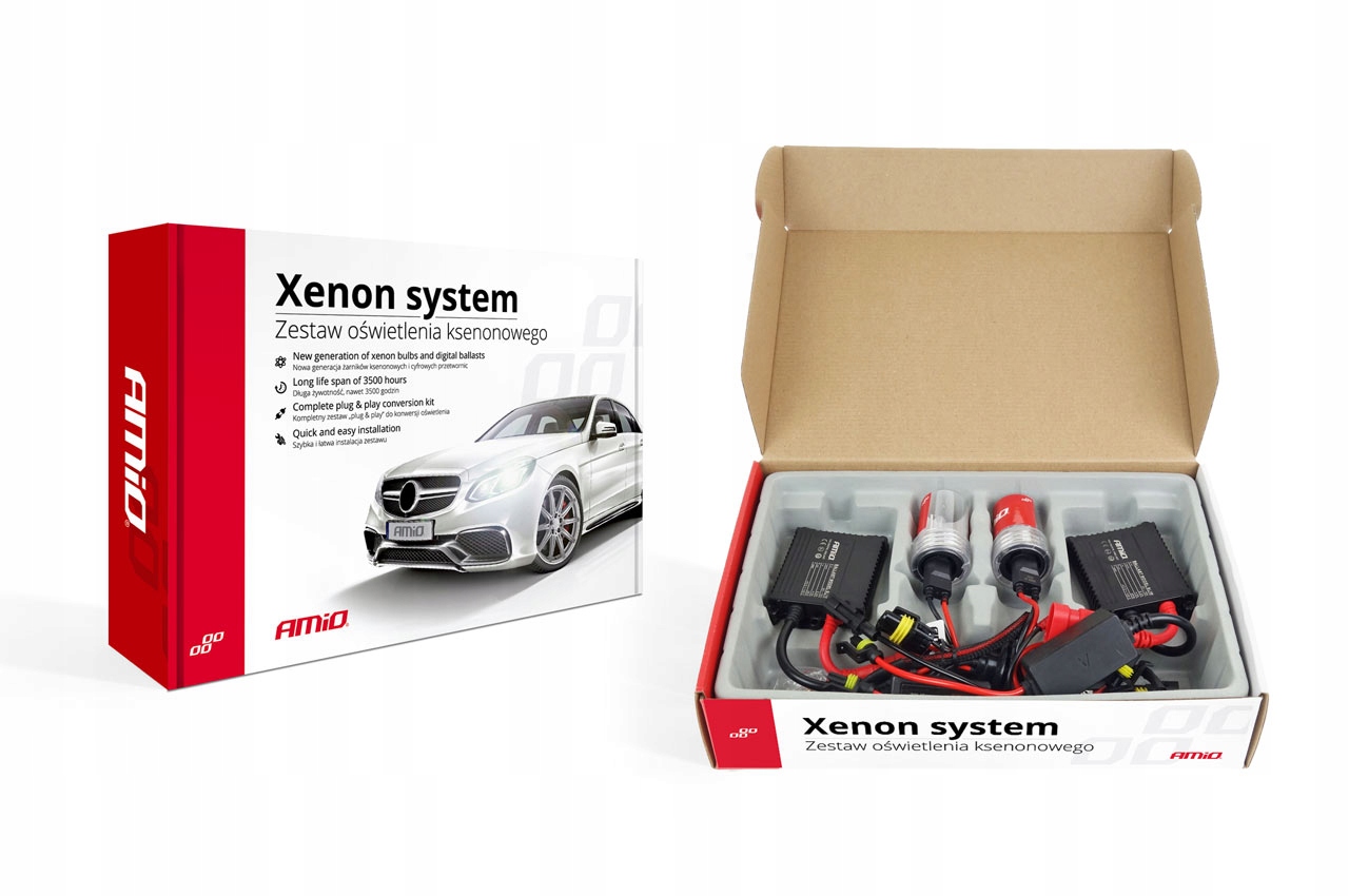 

Zestaw HiD Żarniki H7M Xenon Slim (metal) 6000K