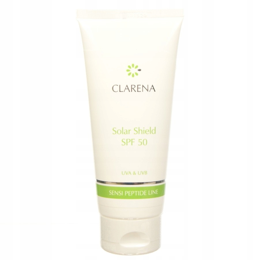 Clarena Solar Shield Spf 50 krem ochrona Uv do twarzy na dzień 100 ml