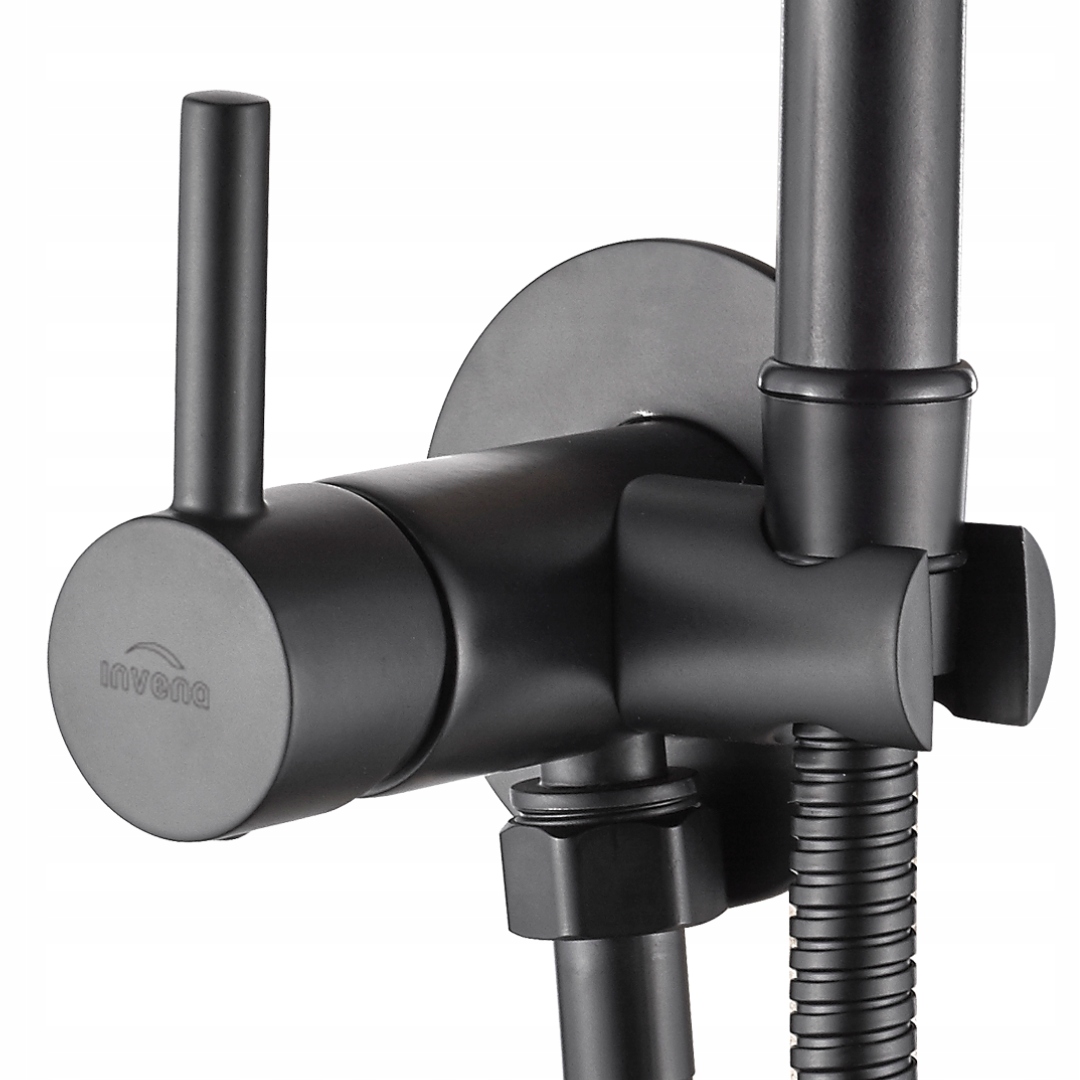 BATERIA BIDETOWA BIDETKA PODTYNKOWA CZARNA MAT PERLATOR OSZCZĘDZAJĄCY WODĘ Kolor czarny