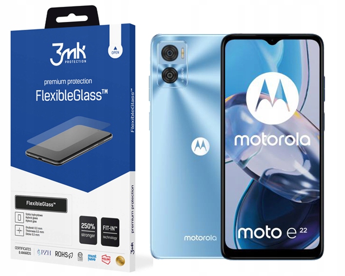 

Szkło FlexibleGlass 3MK do Motorola Moto E22