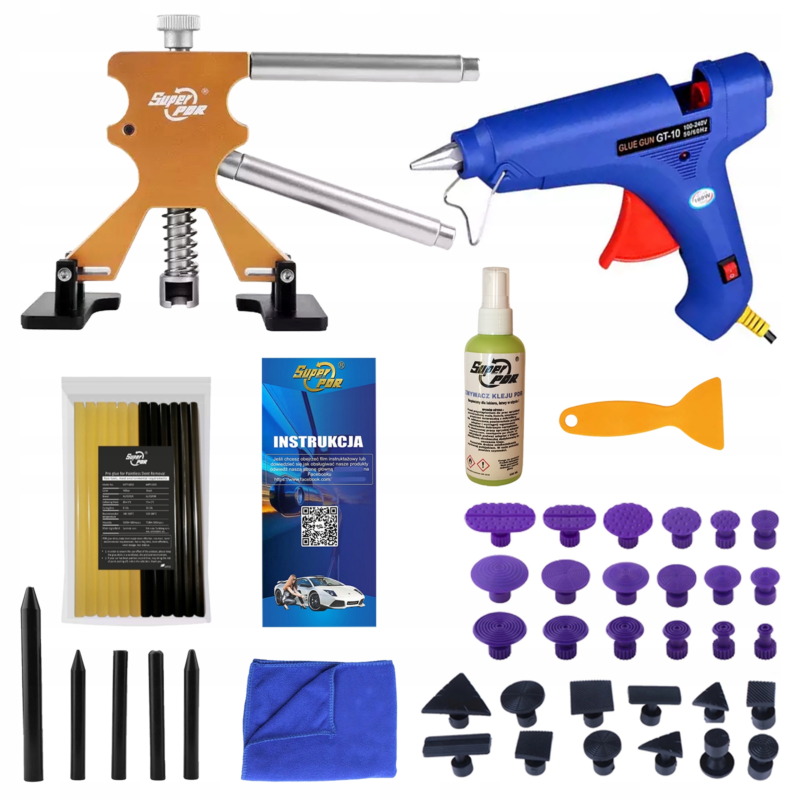 Sada nástrojů Pdr Odstraňování promáčklin Puler