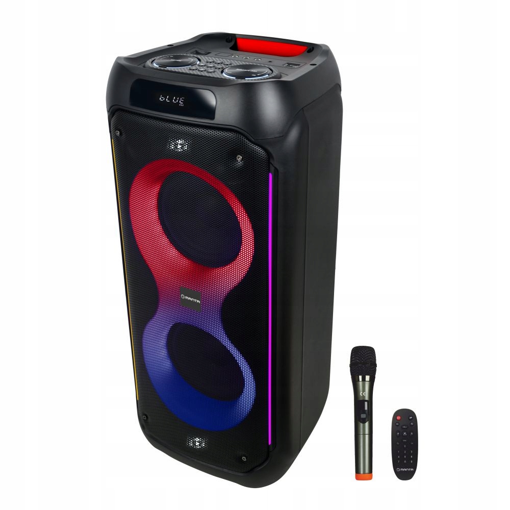 Bluetooth Karaoke reproduktor Power Audio Manta Pallas, mikrofón, diaľkové