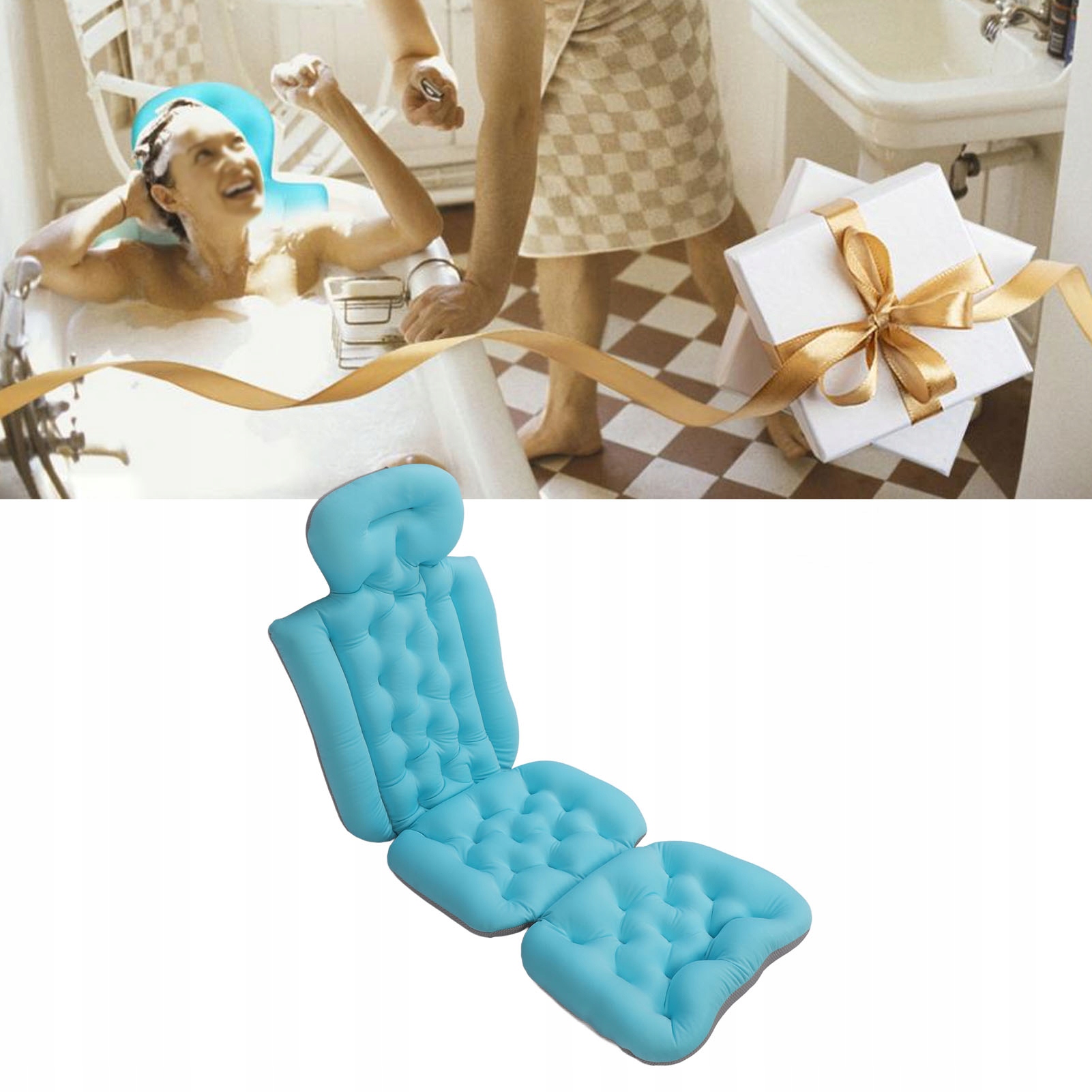 PODUSZKA WANNY KĄPIELI MATA RELAKSACYJNA KĄPIELOWA PRZYSSAWKI Rodzaj zagłówek