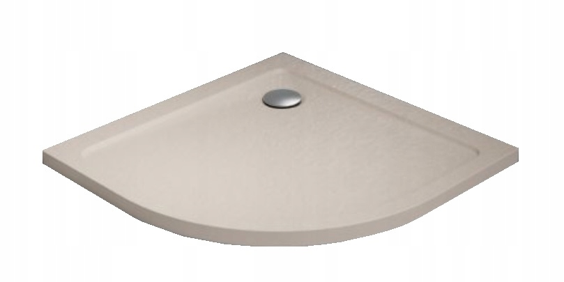 Brodzik półokrągły Radaway Doros A Kaszmirowy Stone 80x80