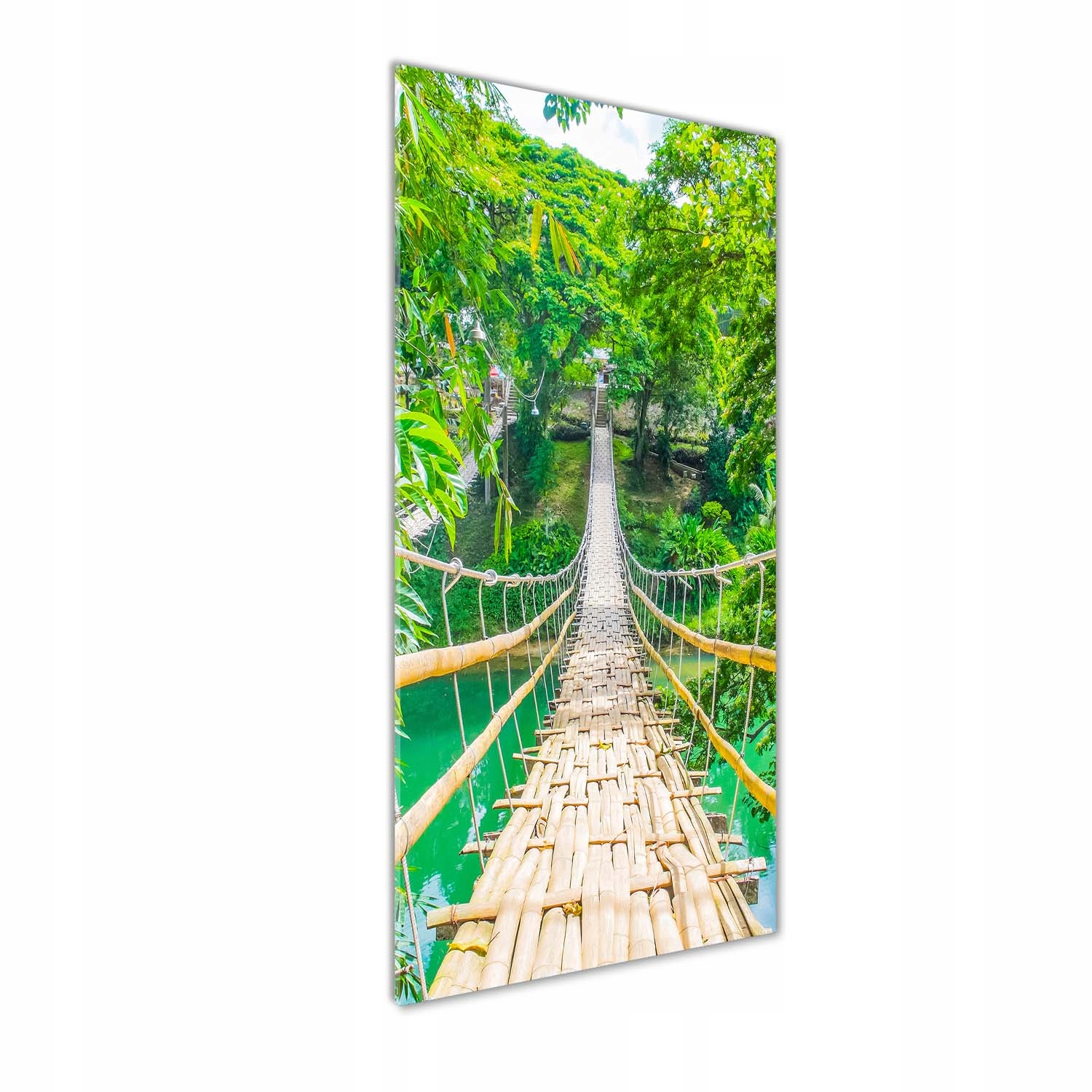 

Foto obraz szkło hartowane Most wiszący 50x125 cm