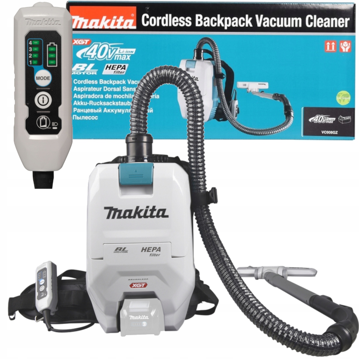 Makita Odkurzacz Plecakowy VC008GZ 40W