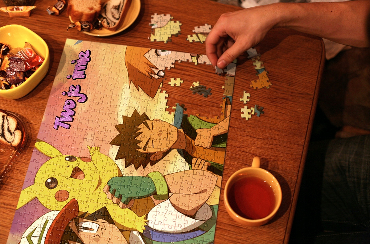 Puzzle+ imię Pokemon Detektyw Pikachu A4 96 el - RÓŻNE WZORY EAN (GTIN) 5906086053389