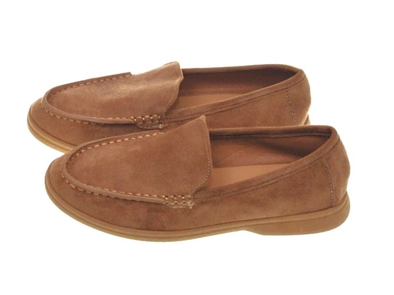 DAMSKIE ZAMSZOWE MOKASYNY 2787 Camel r.38