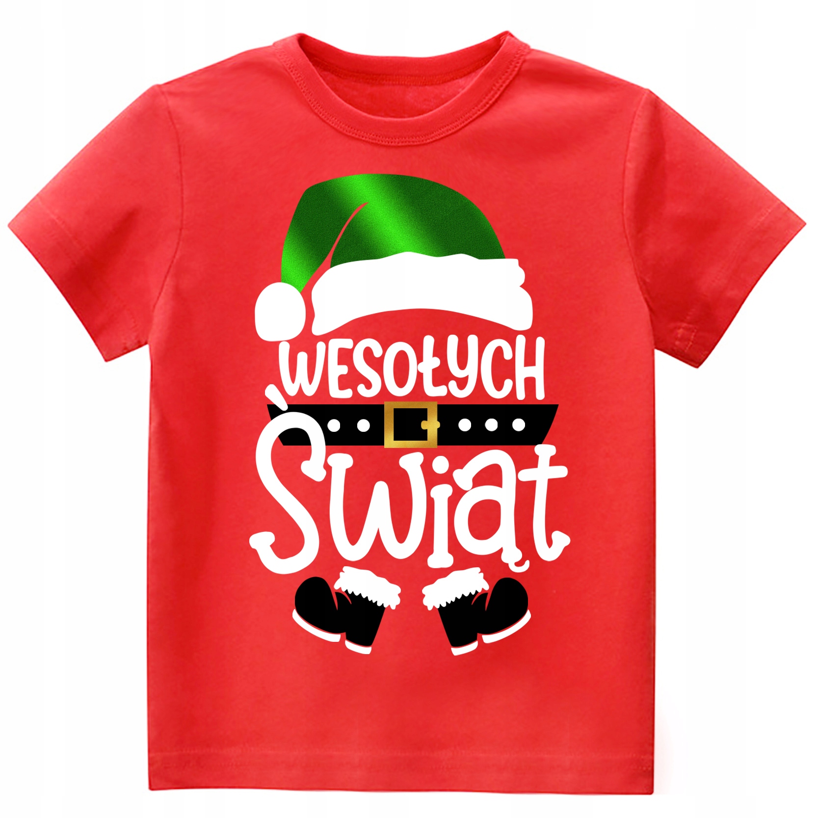 

Koszulka świąteczna Wesołych Świąt Mikołaj r. 128