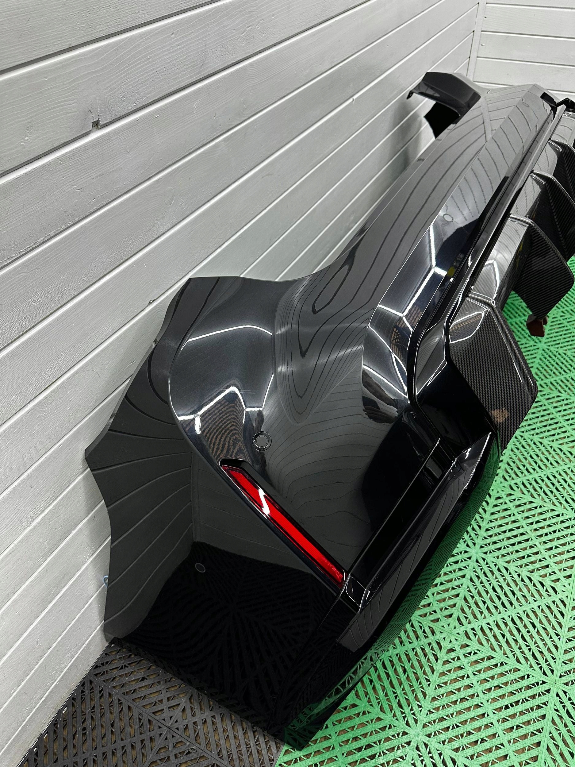 bumper rear rear part BMW M4 G82 G83 complete BLACK SAPHIRE 475 CARBON!!!!