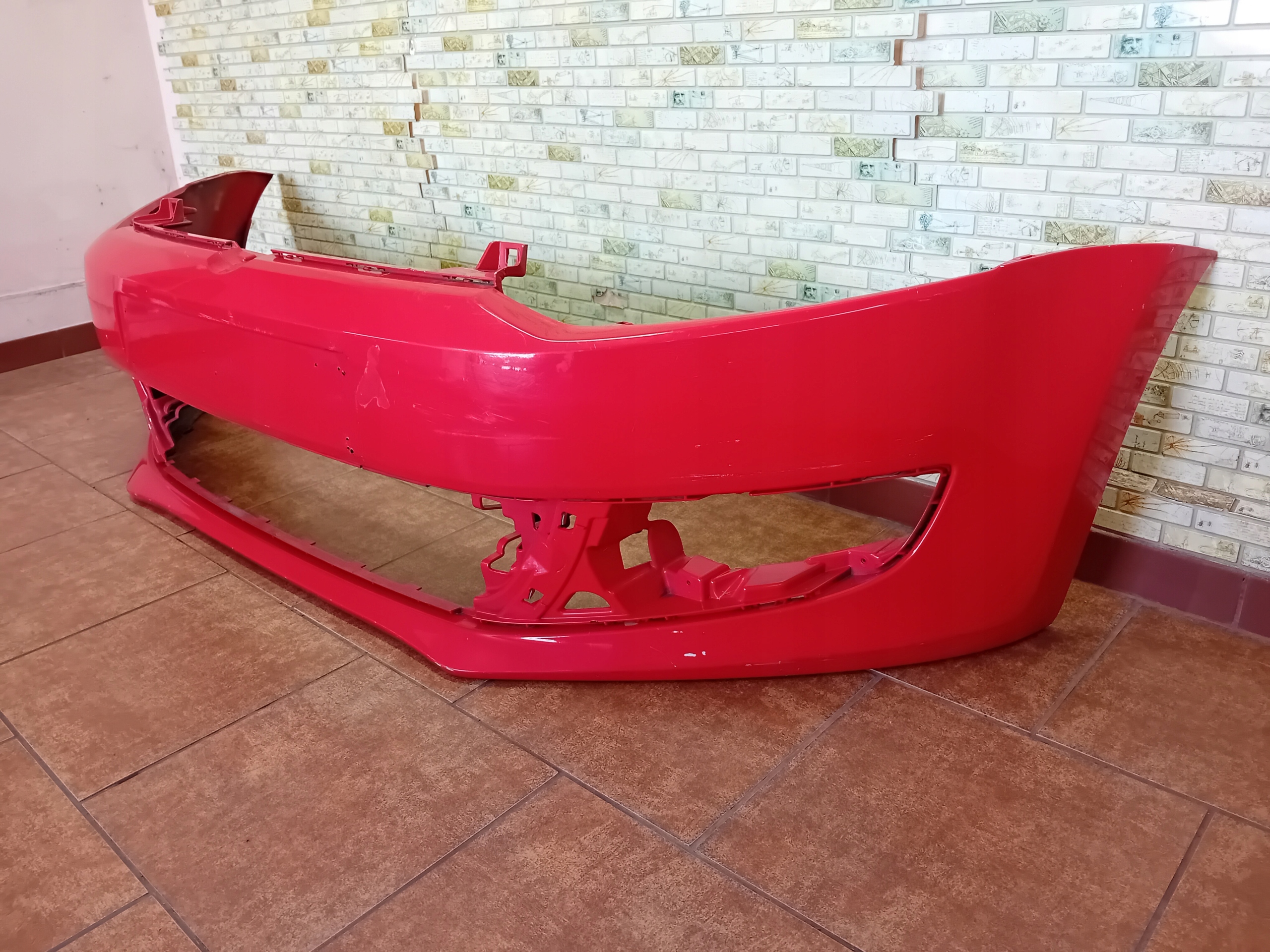 бампер передний vw Polo V 5 2009 - 2014