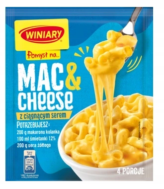 25 Sztuk Winiary Pomysł Na Mac & Cheese 28G