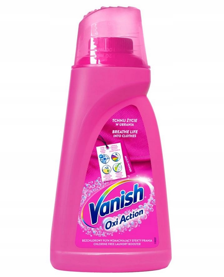 

Vanish Oxi Action Odplamiacz do tkanin w płynie 1l