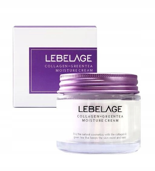 Lebelage Collagen Green Tea Cream krém na obličej 70 ml