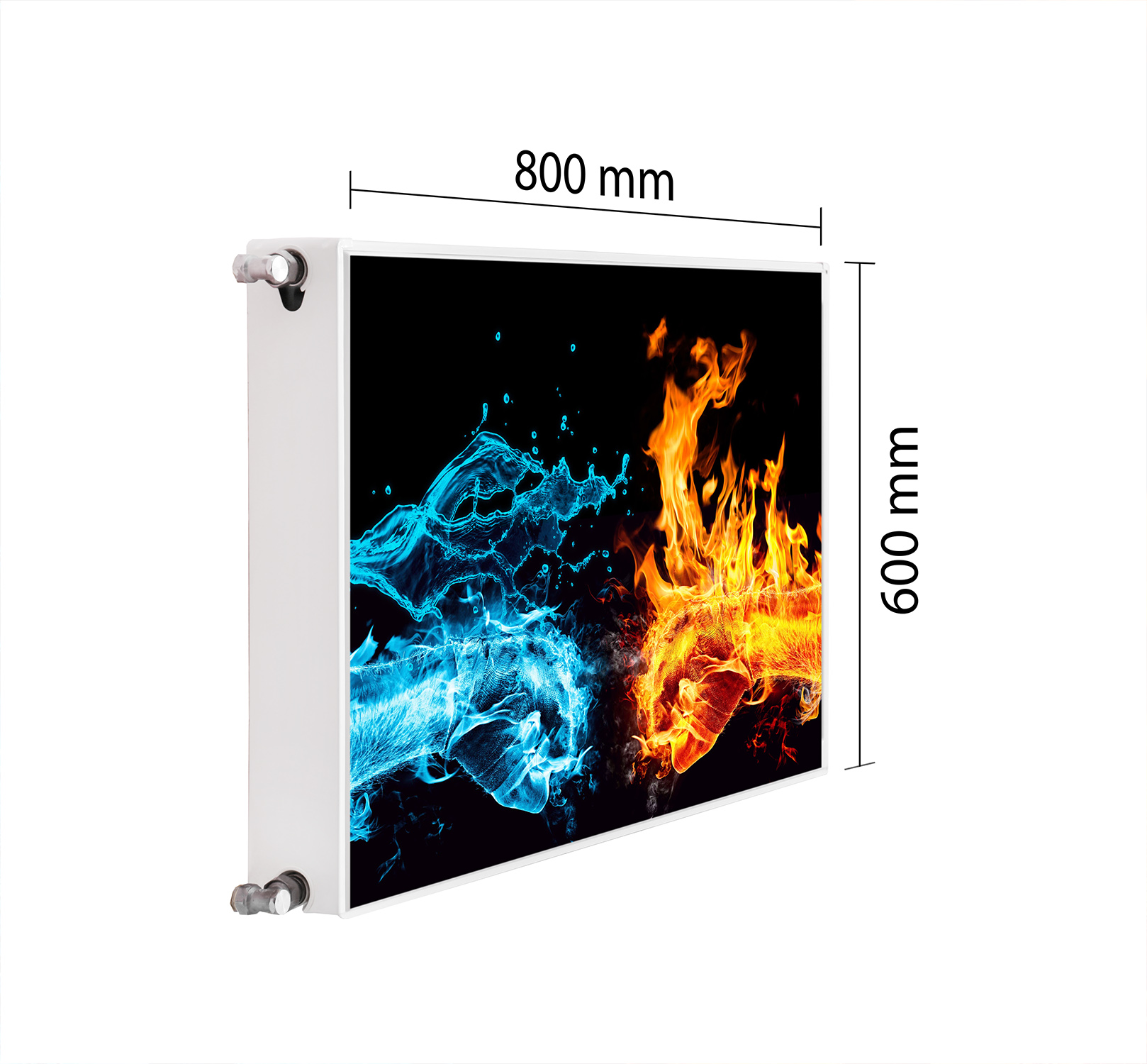 Magnetická Podložka Na Radiátor 80x60 Oheň Magnet